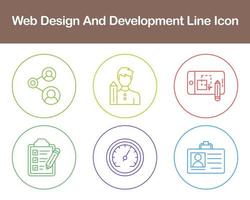 Web Design And Development Vector Icon Set