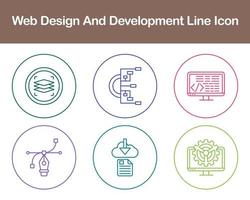 Web Design And Development Vector Icon Set