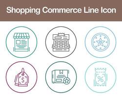 Shopping Commerce Vector Icon Set