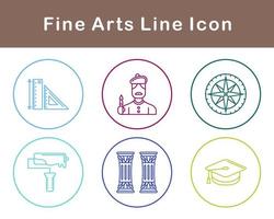 Fine Arts Vector Icon Set