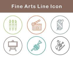 Fine Arts Vector Icon Set