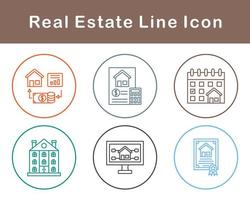 Real Estate Vector Icon Set