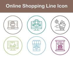 Online Shopping Vector Icon Set