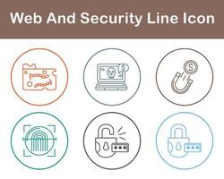Web And Security Vector Icon Set