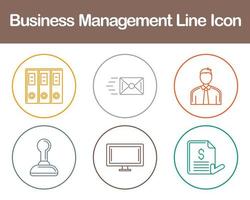 Business Management Vector Icon Set