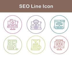 seo vector icono conjunto