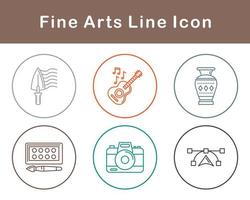 Fine Arts Vector Icon Set