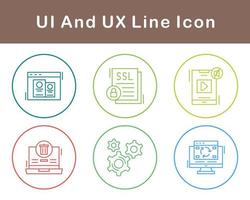 UI And UX Vector Icon Set