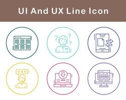 UI And UX Vector Icon Set