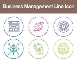 Business Management Vector Icon Set