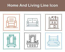 Home And Living Vector Icon Set