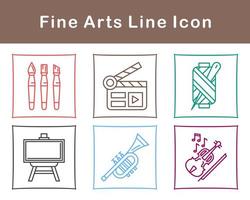 Fine Arts Vector Icon Set