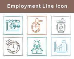 Employment Vector Icon Set