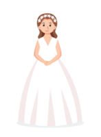 Bride wedding cartoon illustration png