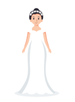 Bride wedding cartoon illustration png