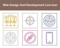 Web Design And Development Vector Icon Set