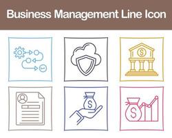 Business Management Vector Icon Set