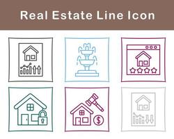 Real Estate Vector Icon Set