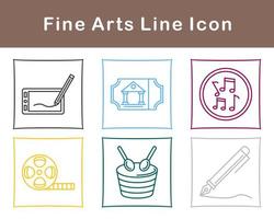 Fine Arts Vector Icon Set