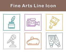 Fine Arts Vector Icon Set