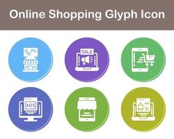 Online Shopping Vector Icon Set