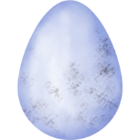 Watercolor purple easter egg. png