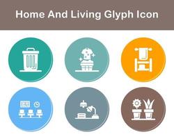 Home And Living Vector Icon Set