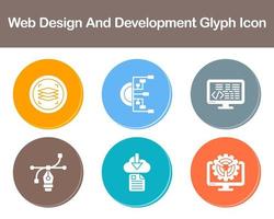 Web Design And Development Vector Icon Set