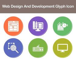 Web Design And Development Vector Icon Set