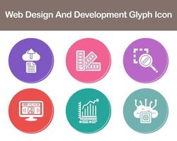 Web Design And Development Vector Icon Set