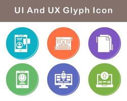 UI And UX Vector Icon Set