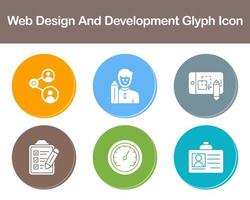 Web Design And Development Vector Icon Set