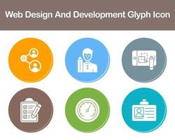 Web Design And Development Vector Icon Set