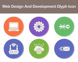 Web Design And Development Vector Icon Set