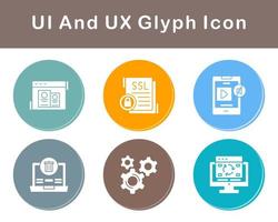 UI And UX Vector Icon Set