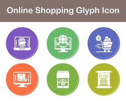 Online Shopping Vector Icon Set