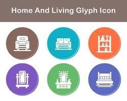 Home And Living Vector Icon Set