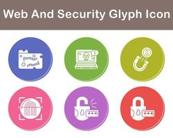 Web And Security Vector Icon Set