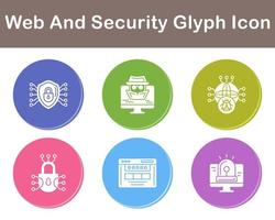 Web And Security Vector Icon Set