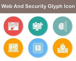 Web And Security Vector Icon Set