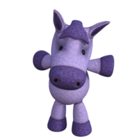 horse doll isolated png