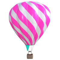 varm luft ballong isolerat png