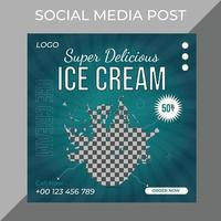 Creative Modern Square Social Media Food Post marketing social media post or web banner template design with abstract background, logo and icon.