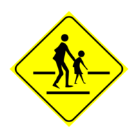 traffic sign, regulatory sign PNG