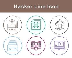 Hacker Vector Icon Set
