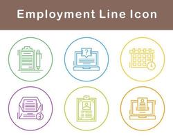 Employment Vector Icon Set