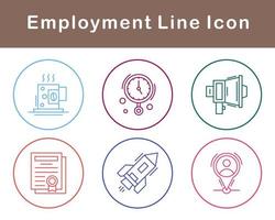 Employment Vector Icon Set