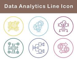 Data Analytics Vector Icon Set