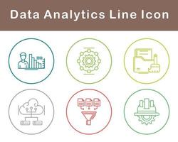 Data Analytics Vector Icon Set