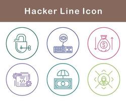Hacker Vector Icon Set